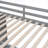 Soft Gray Solid Wood Full Size Loft Bed Frame, Space-Saving Contemporary Storage Bed for Small Bedrooms
