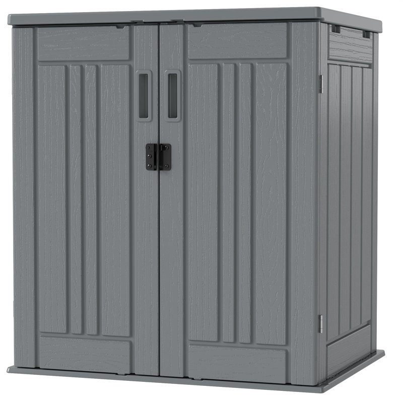 Armoire de rangement pour l'extérieur EHHLY, Gris sauge