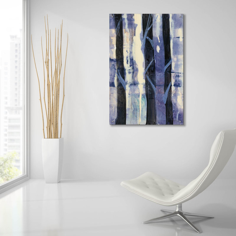 «Deep Woods 2» par Albena Hristova, art mural en verre acrylique, H 36 po x l 24 po x P 0,2 po