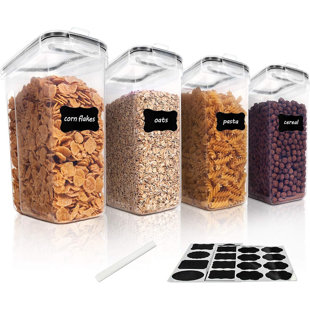 Buddeez Cereal Dispenser Bag-in Storage Container 4 Quart Plastic