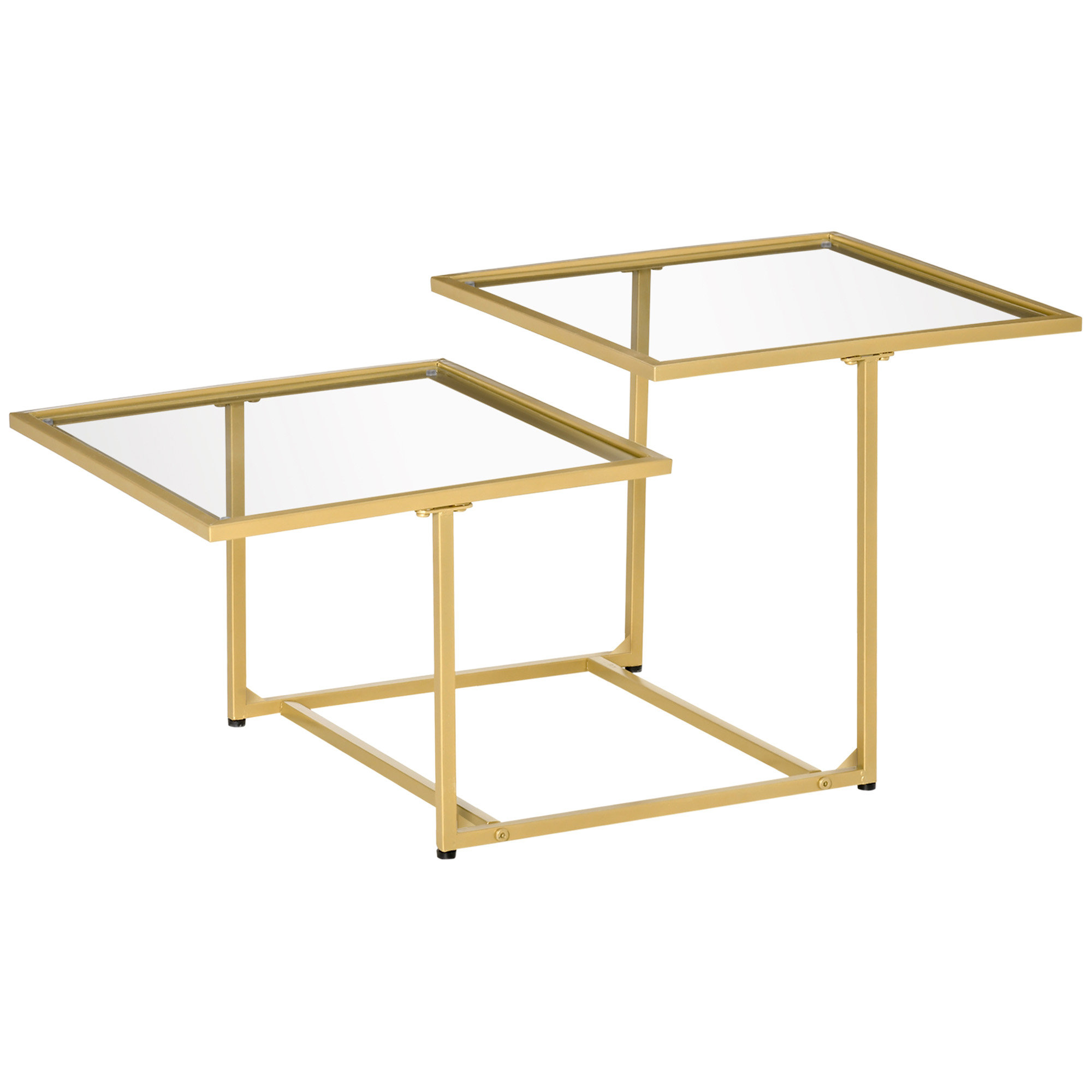 Mercer41 Versatile Coffee Table With Sturdy Construction And Dual ...