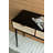 Rattan 2-Drawer Console Table - Black/Rattan