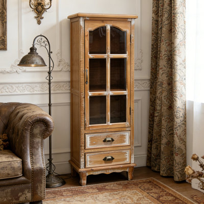 Armoire de rangement en bois rustique