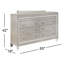 Commode double 8 tiroirs Lancaster