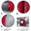 Ensemble d'art mural rouge et gris-466490025-466490036