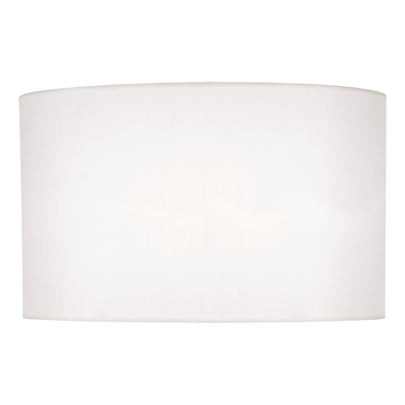 24 cm H Oval Lamp Shade ( Screw On ) in White