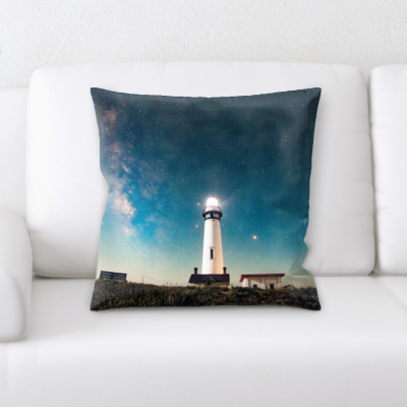 Illuminated Microsuede Reversible Throw Pillow