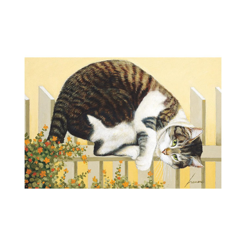 Rocky Selland Fence by Lowell Herrero - Wrapped Canvas Painting, 66.04 cm H x 45.72 cm W x 1.91 cm D