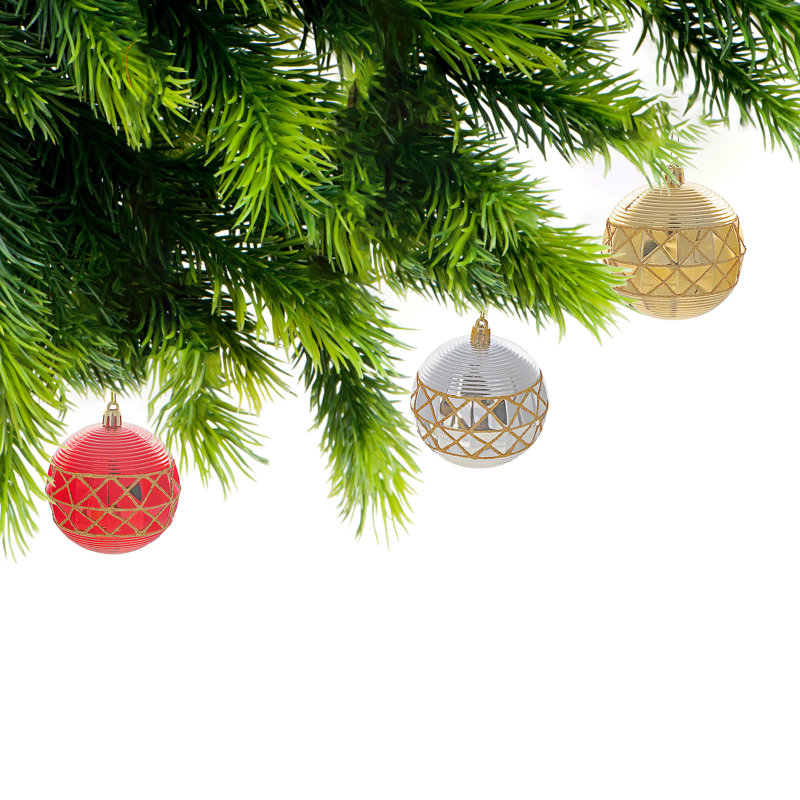3.55'' Holiday Shaped Ornament