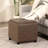 Square Faux Leather Storage Ottoman with Reversible Tray-217906096