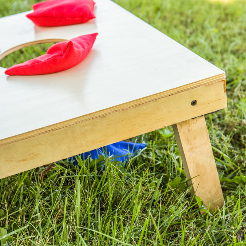 Birch Veneer 2x4 Cornhole Set with Bean Bags