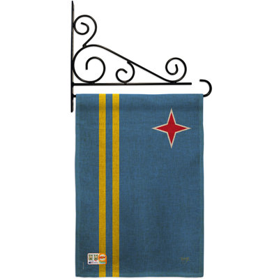 Double Sided 18.5'' H x 13'' W Burlap Garden Flag