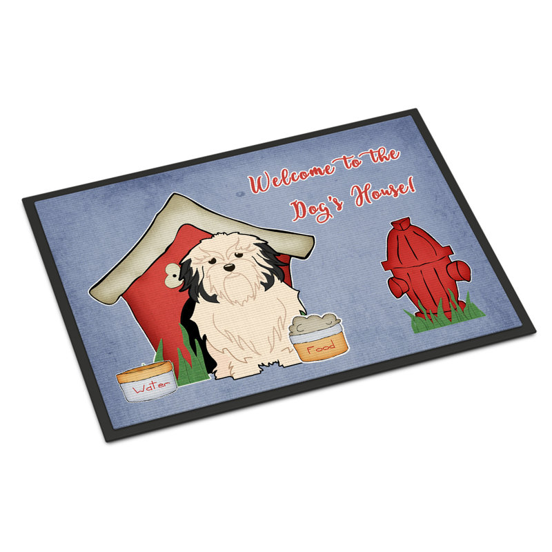 Tapis d'entrée antidérapant Rochelle, Rectangle 1 pi 6 po x 2 pi 3 po