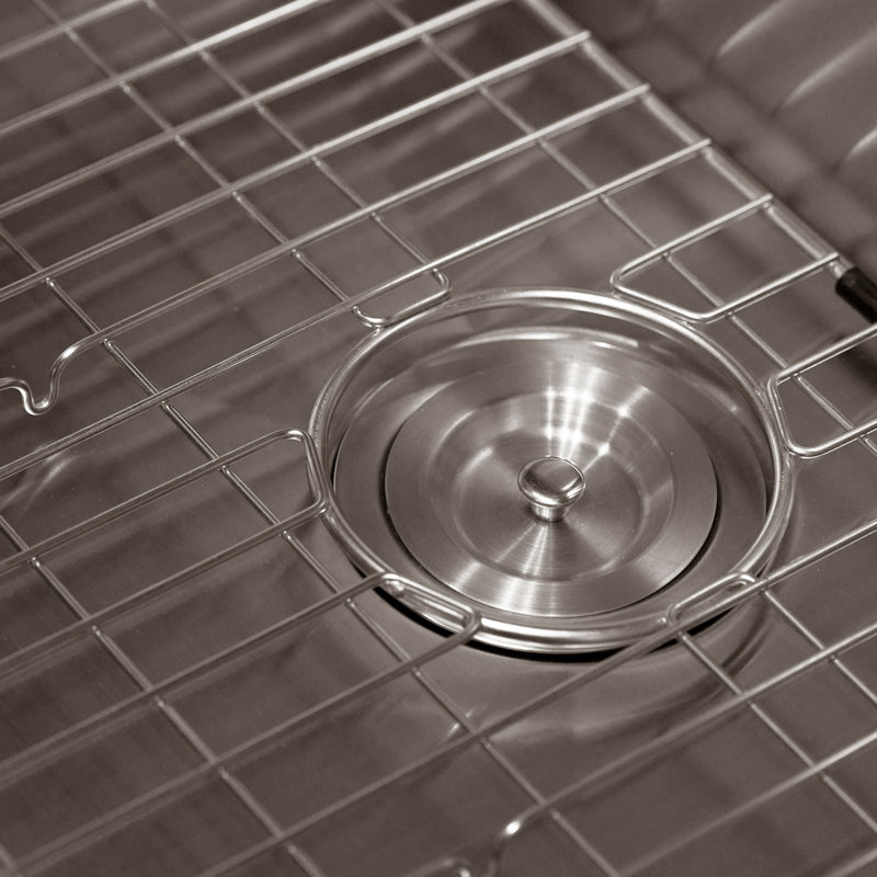 32.87'' L Single Bowl Stainless Steel Kitchen Sink