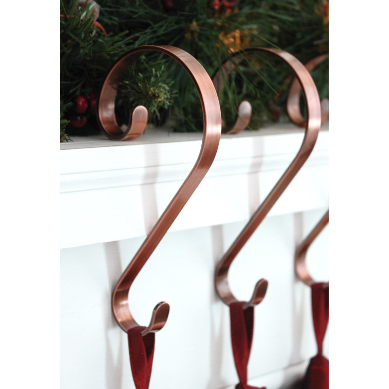 Stocking Holder, Brushed Copper