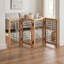 Barrière pour animaux 4 panneaux en bois avec grillage - Barrière pliante autoportante - Élégante clôture de sécurité pour animaux de compagnie pour les portes et les escaliers-1829058690