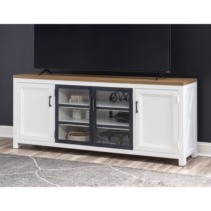 Console en bois massif 76 po Leyva