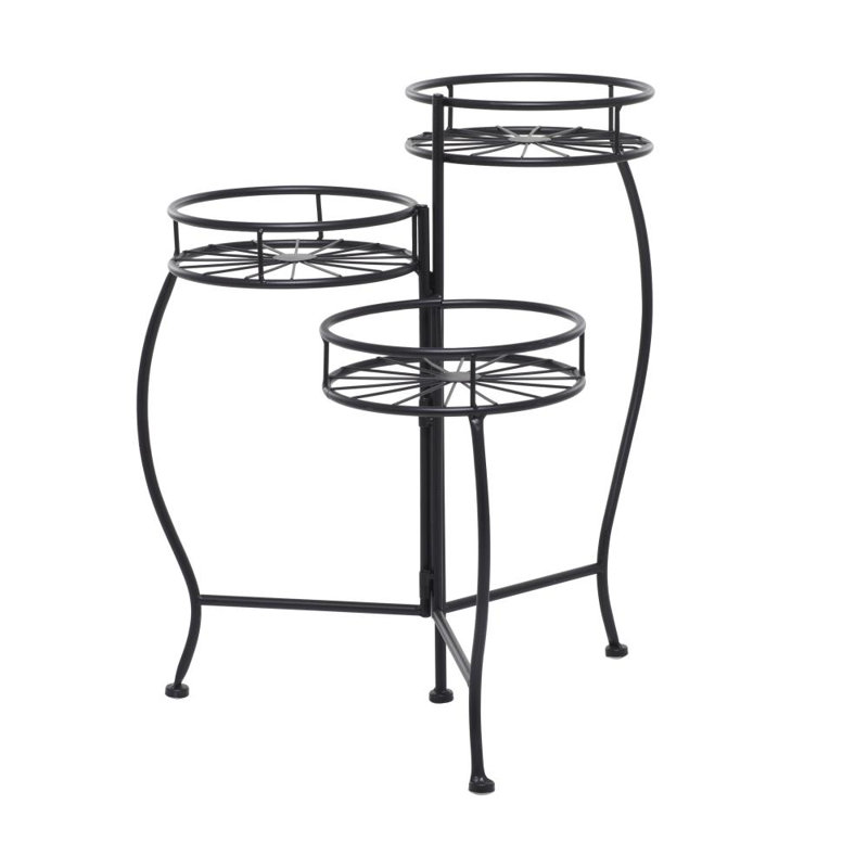 Support pour plante Aya, Noir