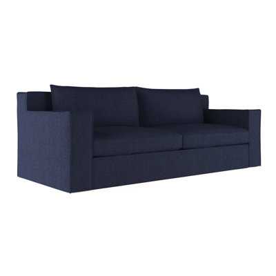 Mulberry Square Track-Arm Sofa with Flange Seam