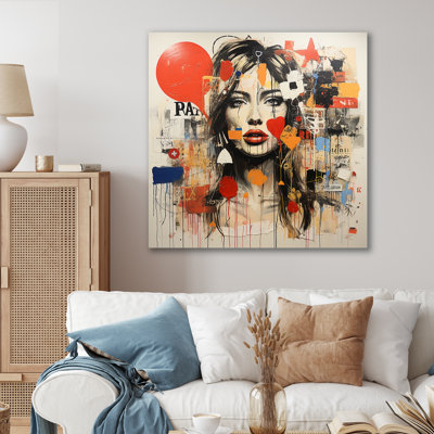 «Fashion Woman», création de magazine II - Art mural
