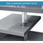 Aubreyann High Gloss Coffee Table With Storage-257460366
