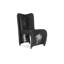 Seat Belt Dining Chair High Back Black