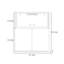 Réservoir d'aquarium rectangulaire simple et moderne Eco