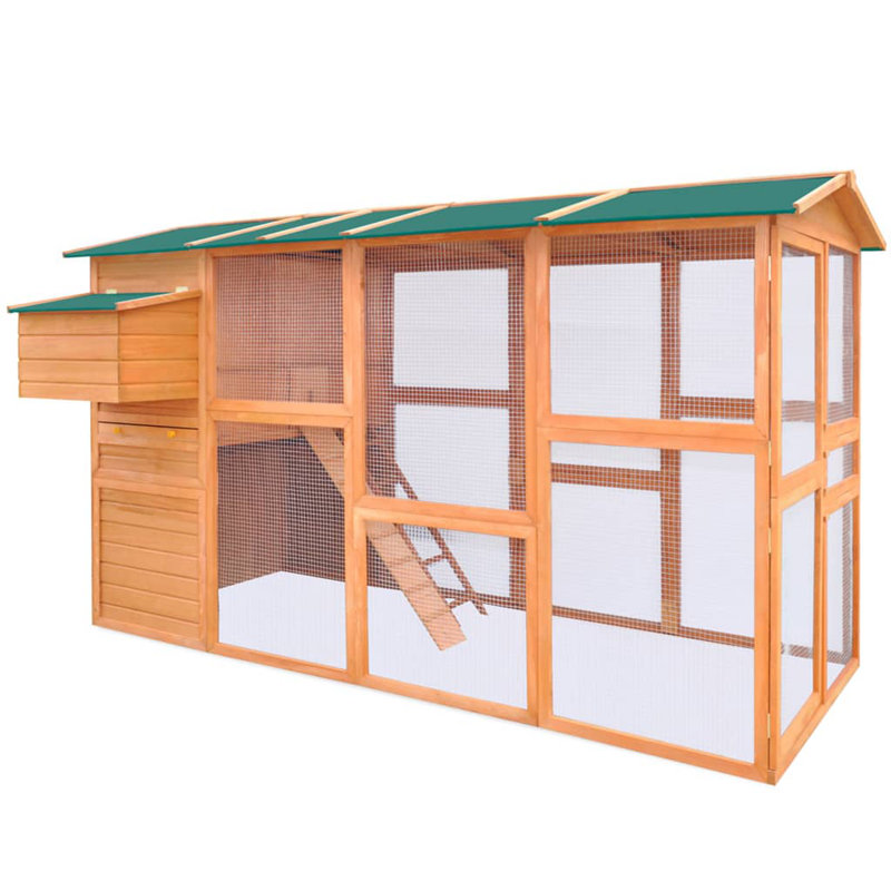 Fran 51.76m² Chicken Coop with Chicken Run