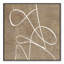 Swooping Lines - Peinture sur toile avec cadre flottant-59720988-119728464