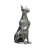 Resin Electroplating Process Abstract sculpture on the floor