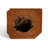 Origins Solid Wood Abstract End Table