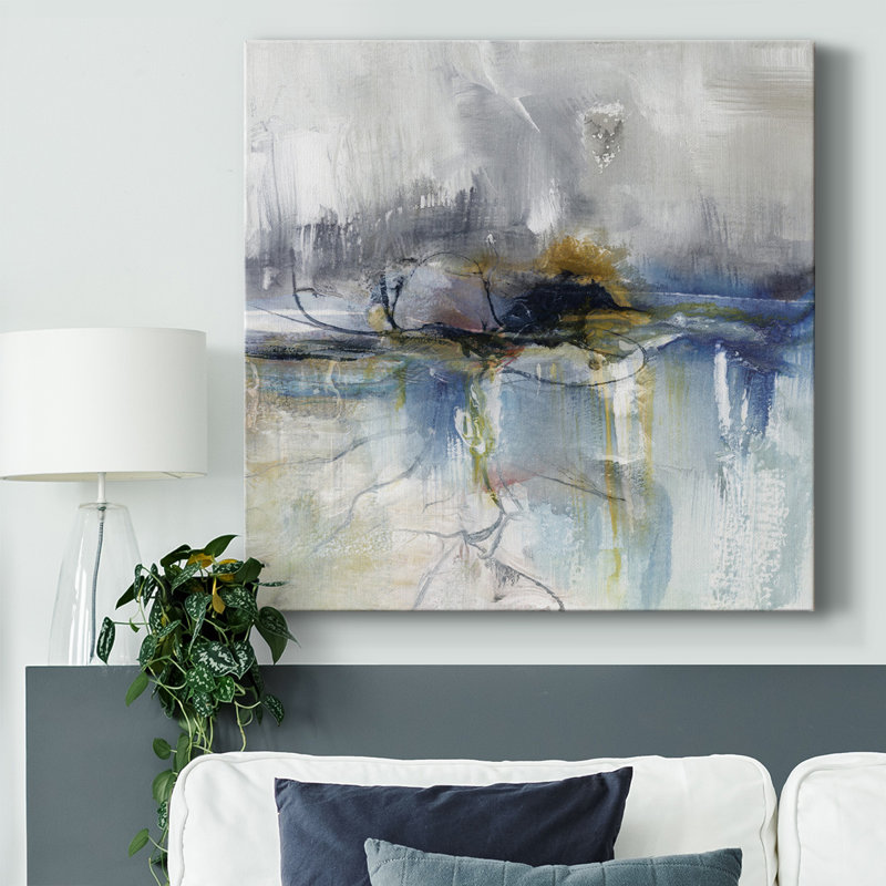 Abstract Striation I-Gallery Wrapped Canvas, 8" H x 8" W