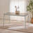 Drea Solid Wood 4 or 6 Seater Dining Table - Traditional Rustic Farmhouse Kitchen Style-146012831-168228911
