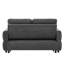 Canapé-lit convertible, causeuse en chenille 62,75 pouces Modern Home