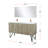 Lancy 60 in W x 20 in D Double Bath Vanity Mirror and Faucet Set-113288963