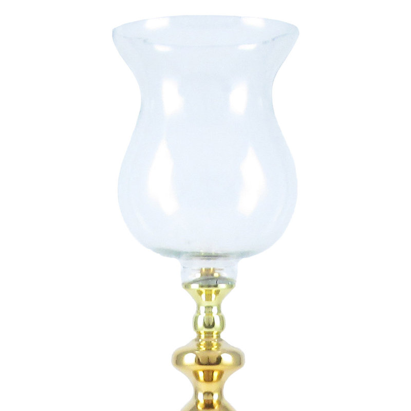 27'' H Glass Tabletop Hurricane