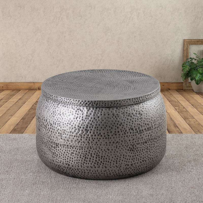 Colisha Coffee Table, Silver
