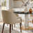 Aversa 39" /43" Round Compact Dining Table, Modern Small Kitchen Table With Wood Grain Metal Base For Apartment & Breakfast Nook-151010977-151010982-151010981