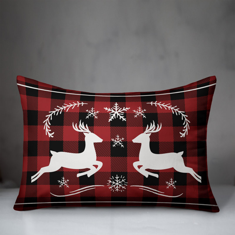 Plaid Throw Pillow, Pillow Cover Only - No Insert