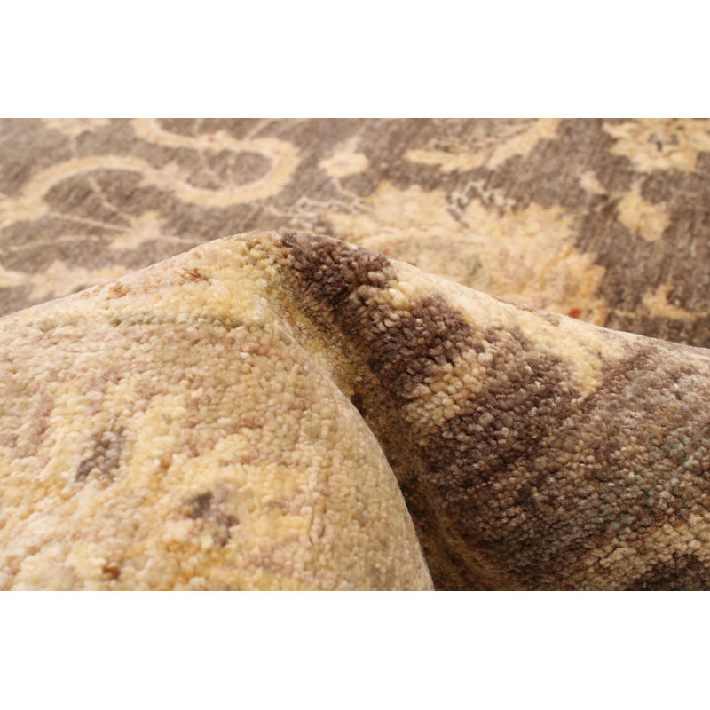 Tapis unique en laine noué à la main 5 pi 8 po x 8 pi 7 po nouvel âge Blevens