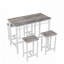Ensemble de salle à manger 5 pièces-1677284688