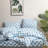 Grid Comforter Set Plaid Bedding Set 1 Checkered Comforter with Pillowcases-114984132-114984126