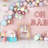 Marsilio Foldable Baby Clothing Rack with Double Rods & Storage Shelf, Baby Shower Rack-283066694