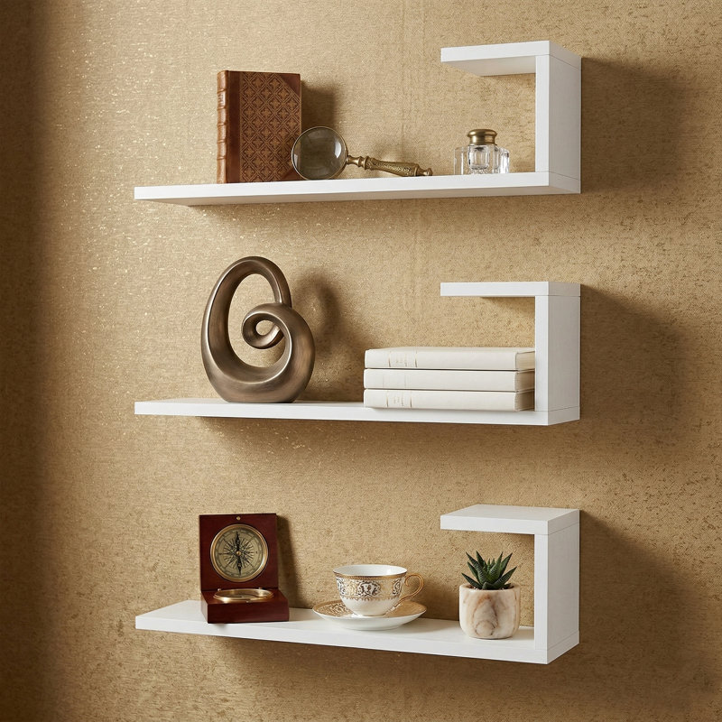 Elara 3-Piece Modern Floating Wall Shelf Set