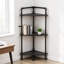 Corner Shelf Stand Storage Bookshelf for Bathroom Living Room Kitchen Home Office