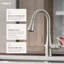 Moen Essie Pull-Down Kitchen Faucet with Power Clean Technology and Soap Dispenser-86671348