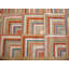 Multicolorful Contemporary Handmade Cotton Hooked Rug with Jute Highlights 5 x 8