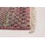 Tapis gris ombre en soie rose 8 pi 8 po x 12 pi 1 po