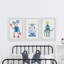 «Cool Robots» par Wirrindela, ensemble de 3 reproductions encadrées-1053542758