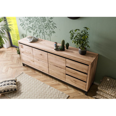 Villanders 210cm Solid Wood Sideboard